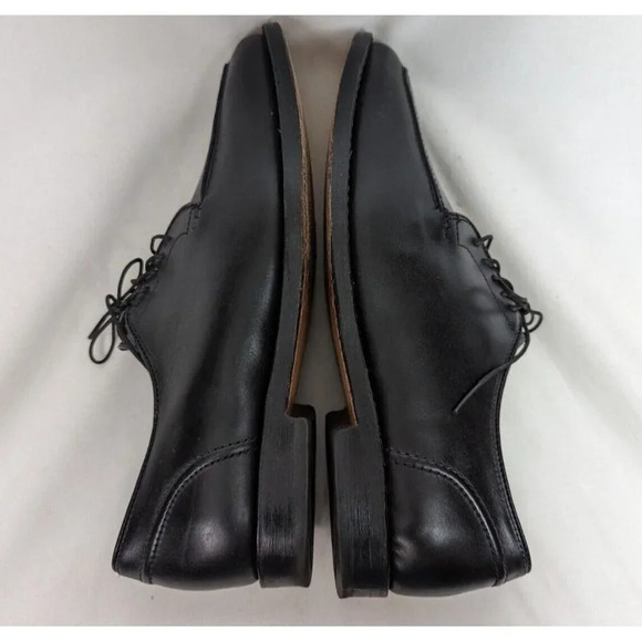 Allen Edmonds sz. 7.5 D LASALLE Split-Toe Oxfords Black Mens Dress Shoes Classic main image 6
